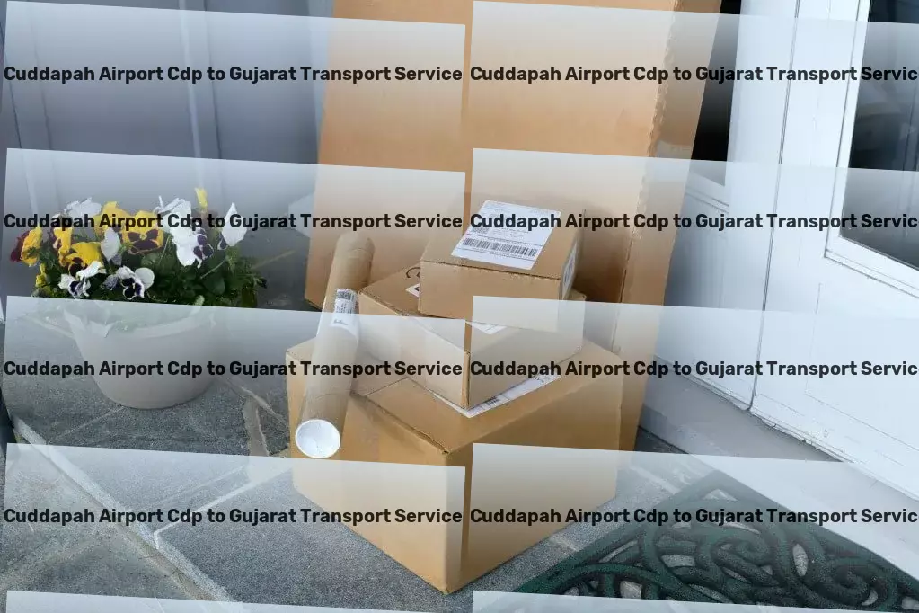 Cuddapah Airport Cdp to Gujarat Luggage Courier Optimize your supply chain with our expert services! - Cross-regional freight transport