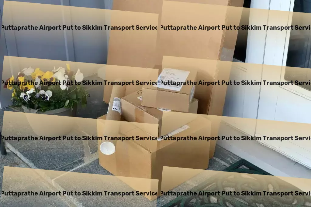 Puttaprathe Airport Put to Sikkim Luggage Courier Urban goods forwarding