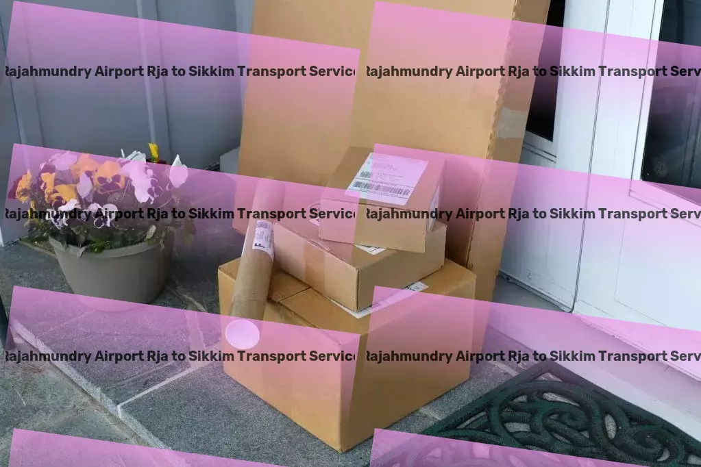 Rajahmundry Airport Rja to Sikkim Luggage Courier Experience unmatched reliability in Indian transportation with us! - Advanced goods solutions