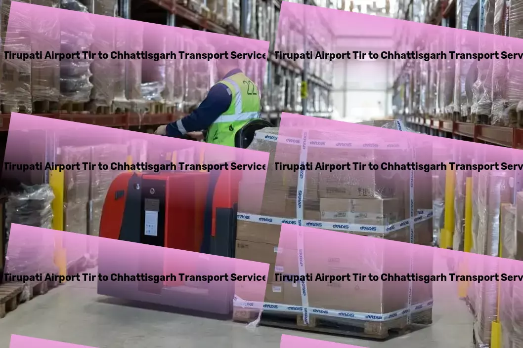 Tirupati Airport Tir to Chhattisgarh Bike Transport And Scooty Courier Road-based shipping