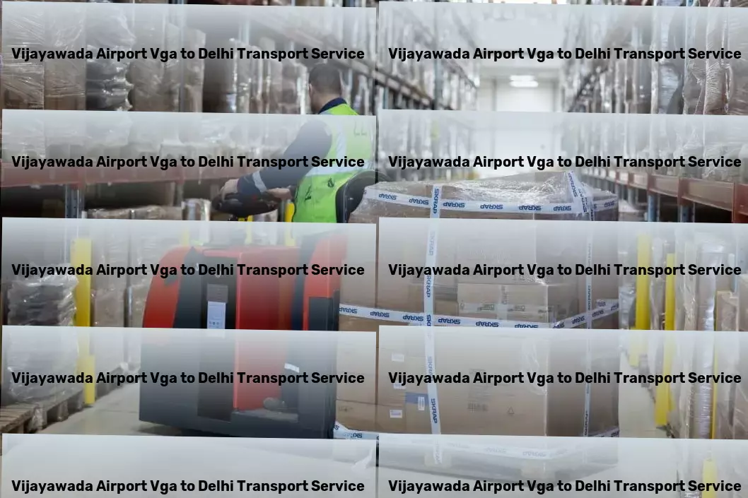 Vijayawada Airport Vga to Delhi Part Load Transport Road-based logistics services