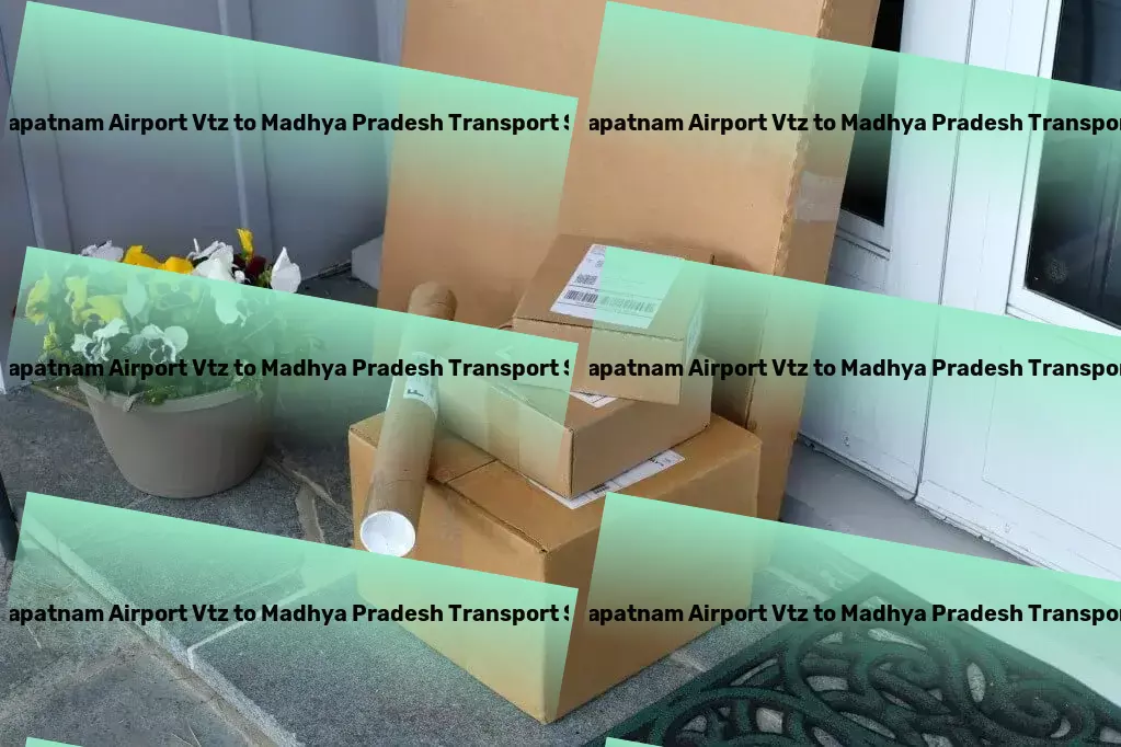 Visakhapatnam Airport Vtz to Madhya Pradesh Bike Transport And Scooty Courier Professional transport solutions