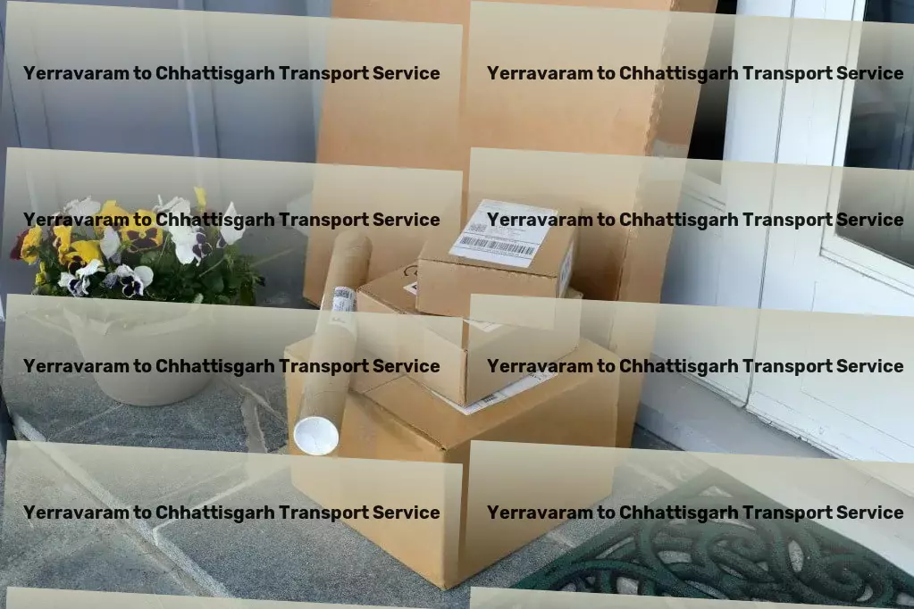 Yerravaram to Chhattisgarh Bike Transport And Scooty Courier Nationwide freight solutions