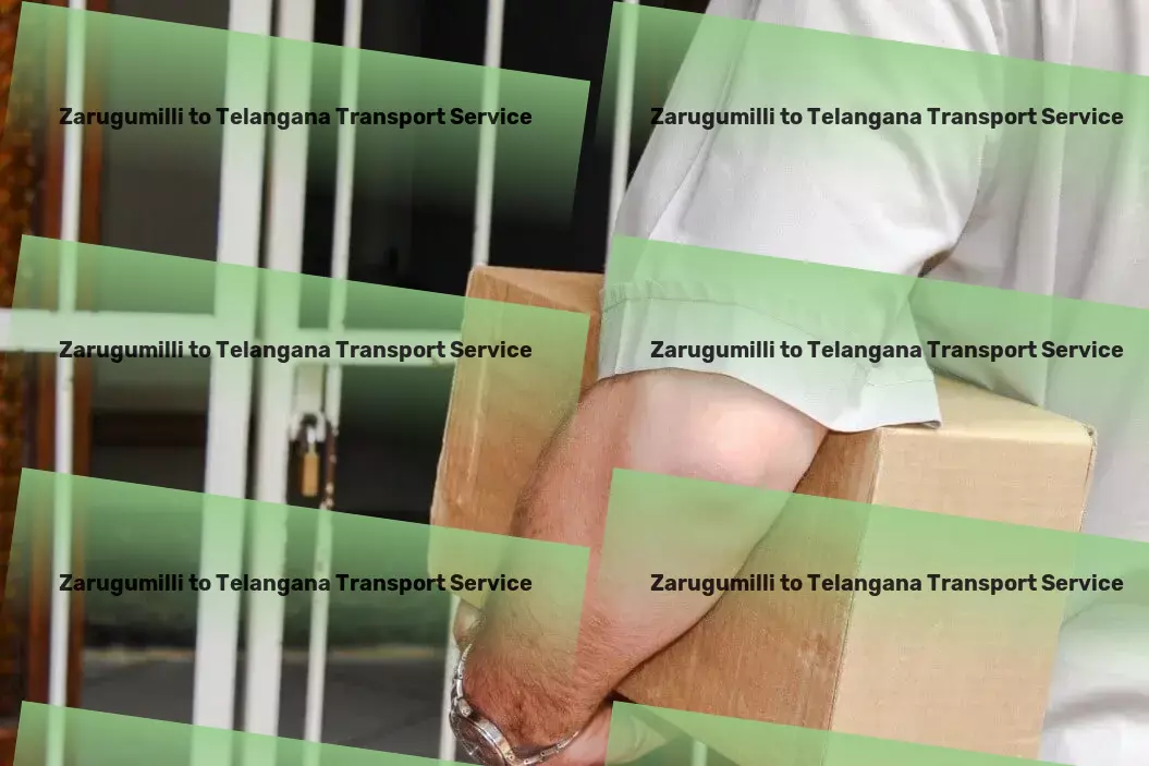 Zarugumilli to Telangana Courier And Parcel Unleashing the power of efficient transport in India! - Full-service logistics